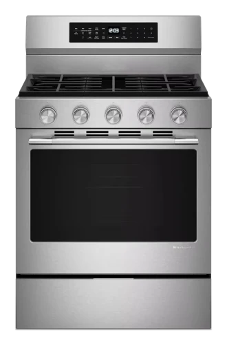 Carefully Designed 5.0 Cu. Ft. Smart standing Gas Range with Convection Cooking Modes Specialty