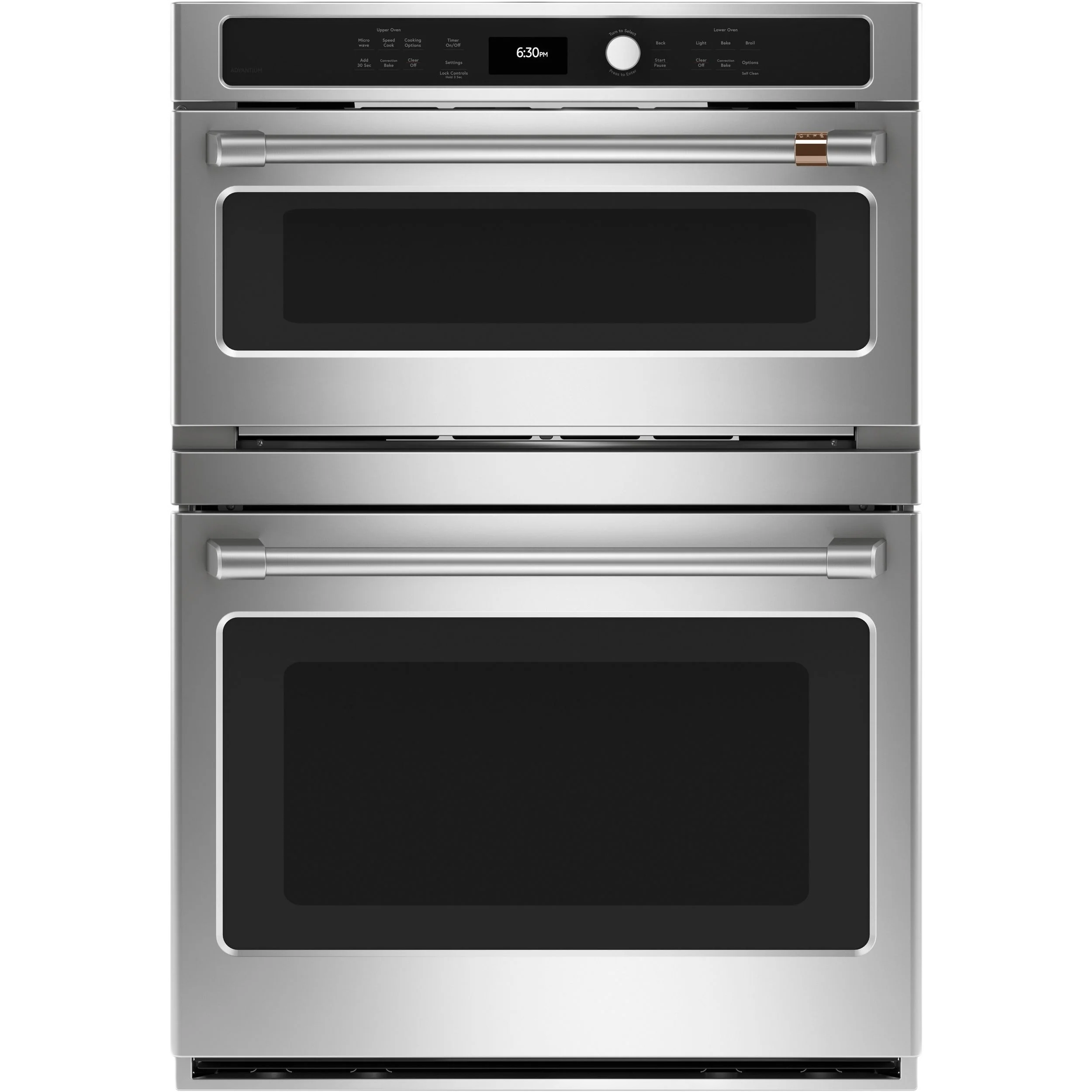 Exceptional CAFÉ™ 30 in. Combination Double Wall Oven with Convection and Advantium® Technology Minimalist