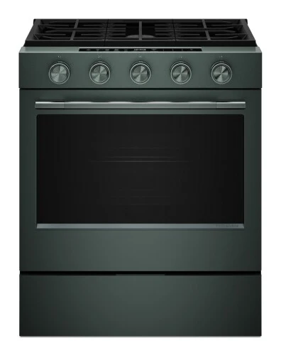 Carefully Designed 5.0 Cu. Ft. Smart Slide-in Gas Range with Convection Cooking Modes and 2-in-1 Burner Sophisticated