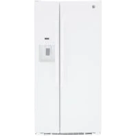 Solid GE® ENERGY STAR® 23.0 Cu. Ft. Side-By-Side Refrigerator User-Friendly