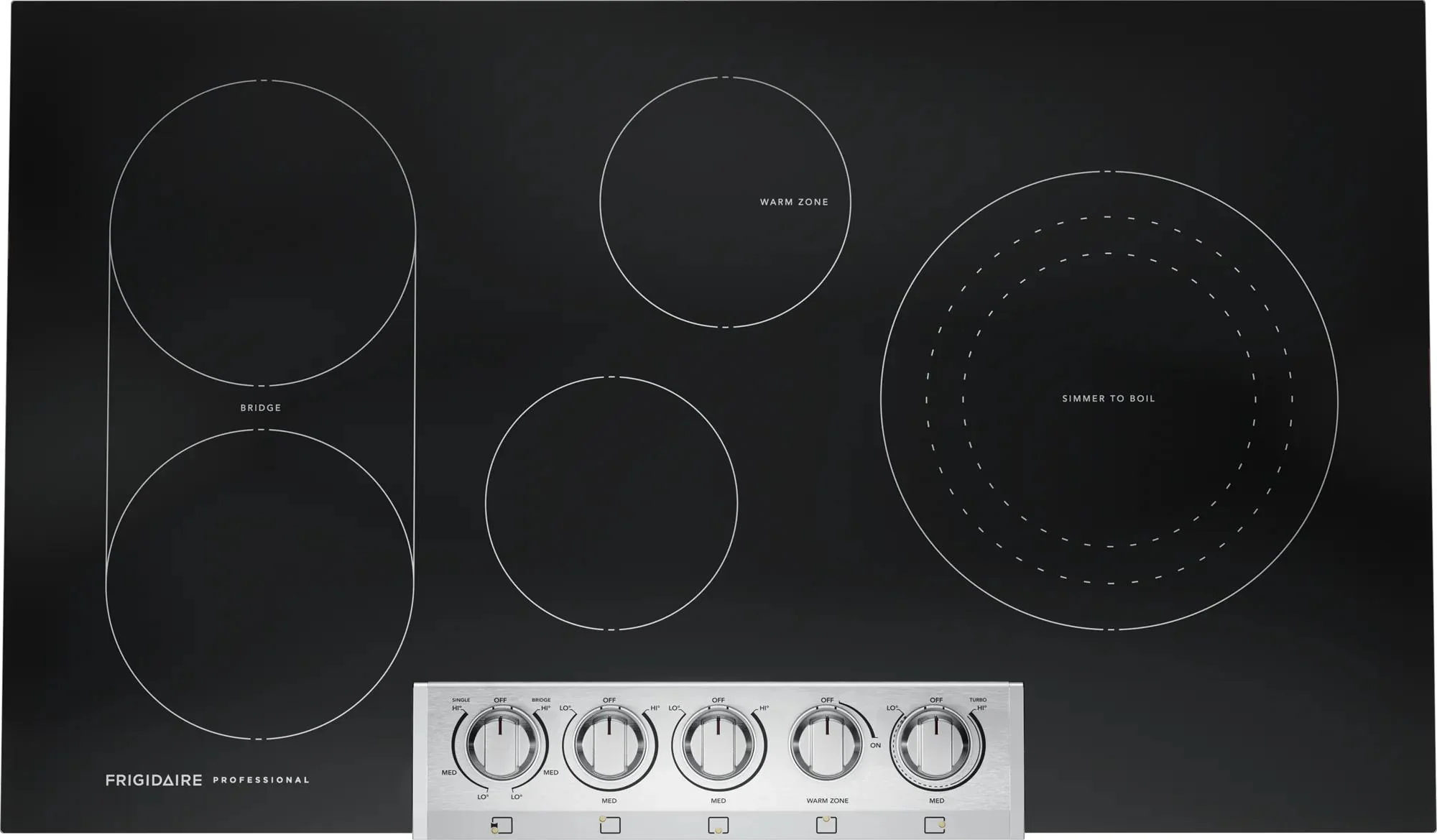 Traditional 36 Electric Cooktop with PowerPlus® Verified