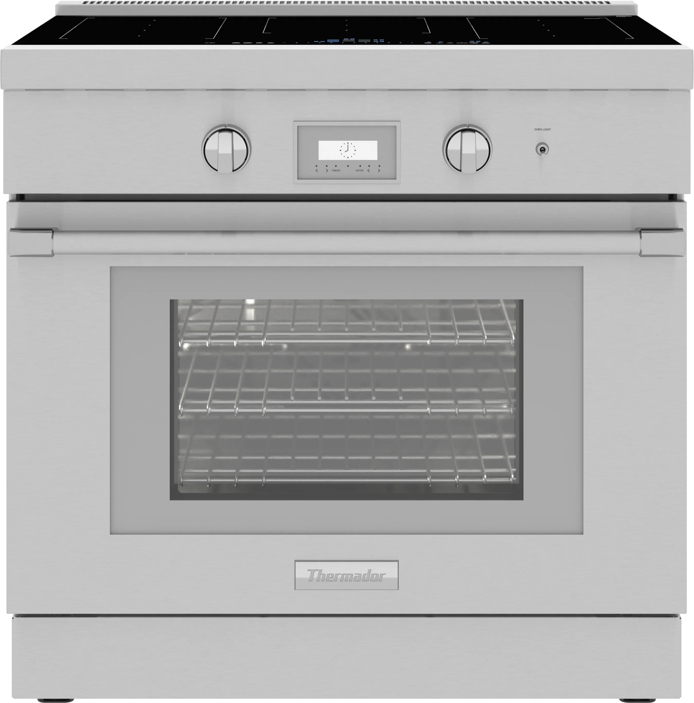 Superior Liberty® Induction Professional Range 36” Pro Harmony® Standard Depth Stainless Steel Fine