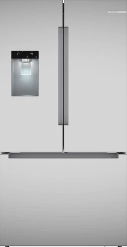 Dependable 100 Series French Door Bottom Mount Refrigerator 36 Stainless Steel with anti-fingerprint Smooth