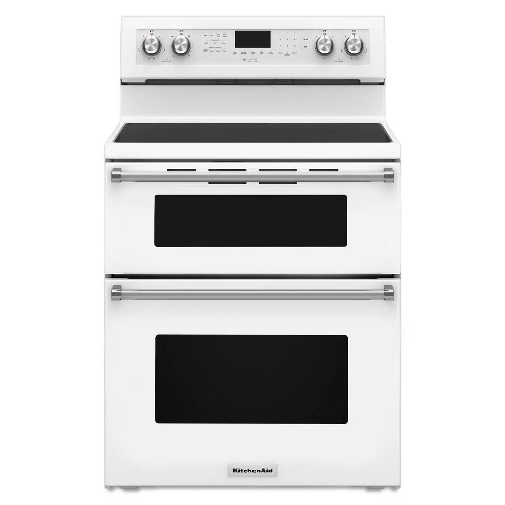 Effective 30-Inch 5 Burner Electric Double Oven Convection Range Trusted