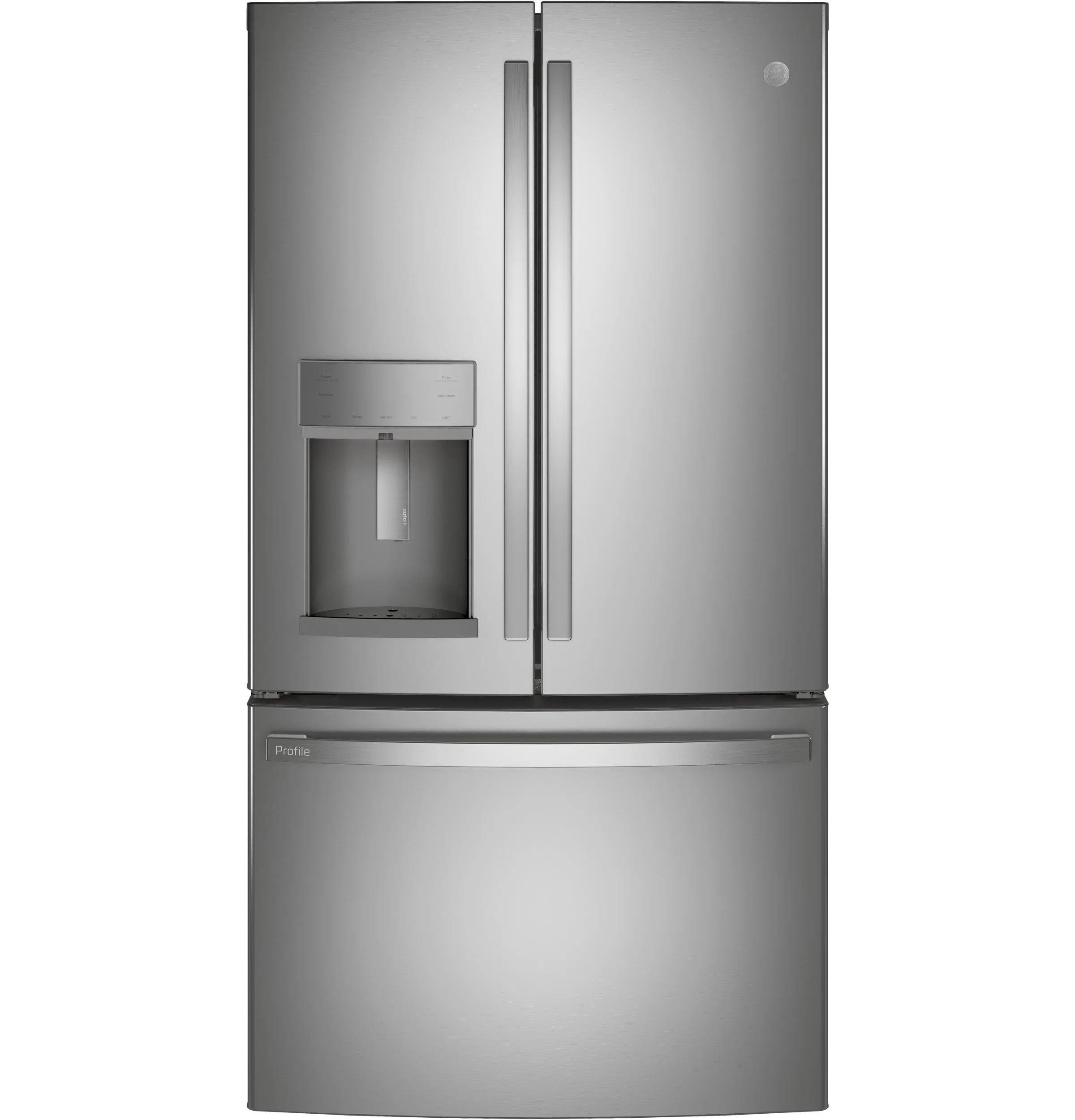 Superior GE Profile™ Series ENERGY STAR® 27.7 Cu. Ft. French-Door Refrigerator with Hands- AutoFill Detailed