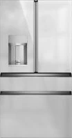 High-Grade CAFÉ™ ENERGY STAR® 22.3 Cu. Ft. Smart Counter-Depth 4-Door French-Door Refrigerator in Platinum Glass Prestigious