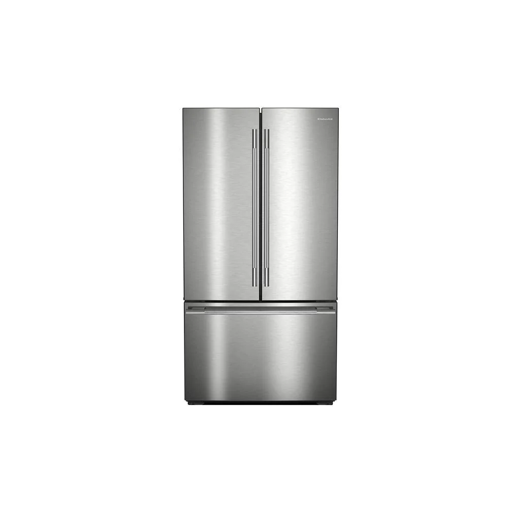 Lightweight 24 Cu. Ft. 36-Inch Counter-Depth French Door Refrigerator with Internal Water Dispenser in PrintShield® Stainless Steel Modern