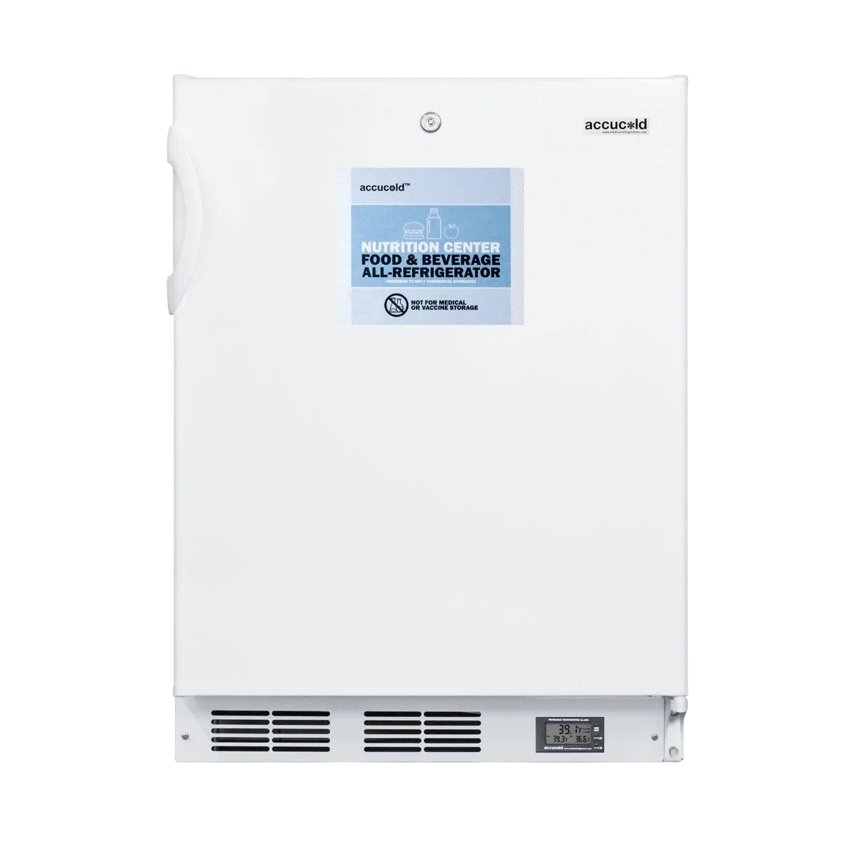 Eco-Friendly 24 Wide Built-In All-Refrigerator ADA Compliant Refined