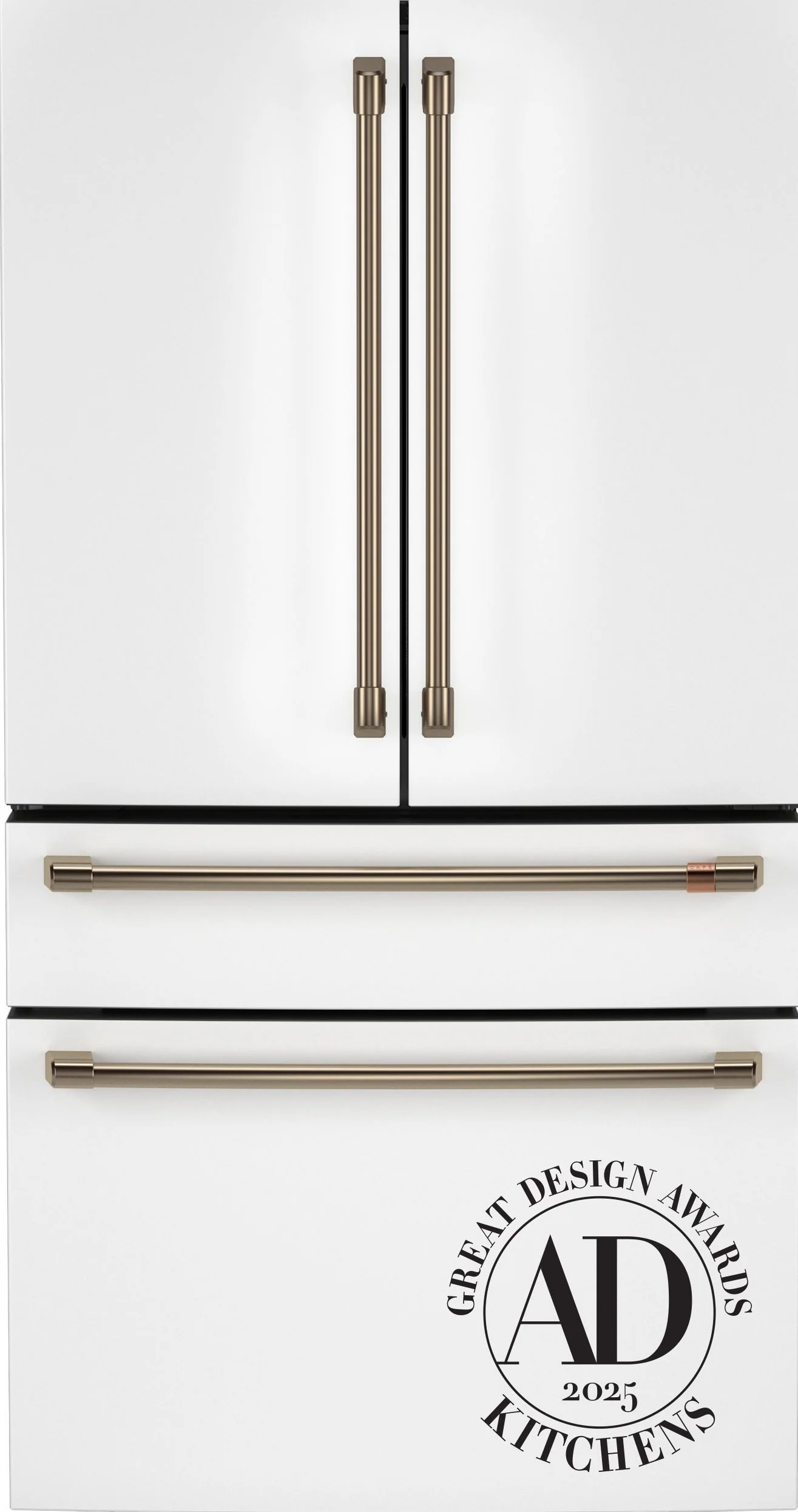 Solid CAFÉ™ ENERGY STAR® 28.7 Cu. Ft. Smart 4-Door French-Door Refrigerator With Dual-Dispense AutoFill Pitcher Contemporary