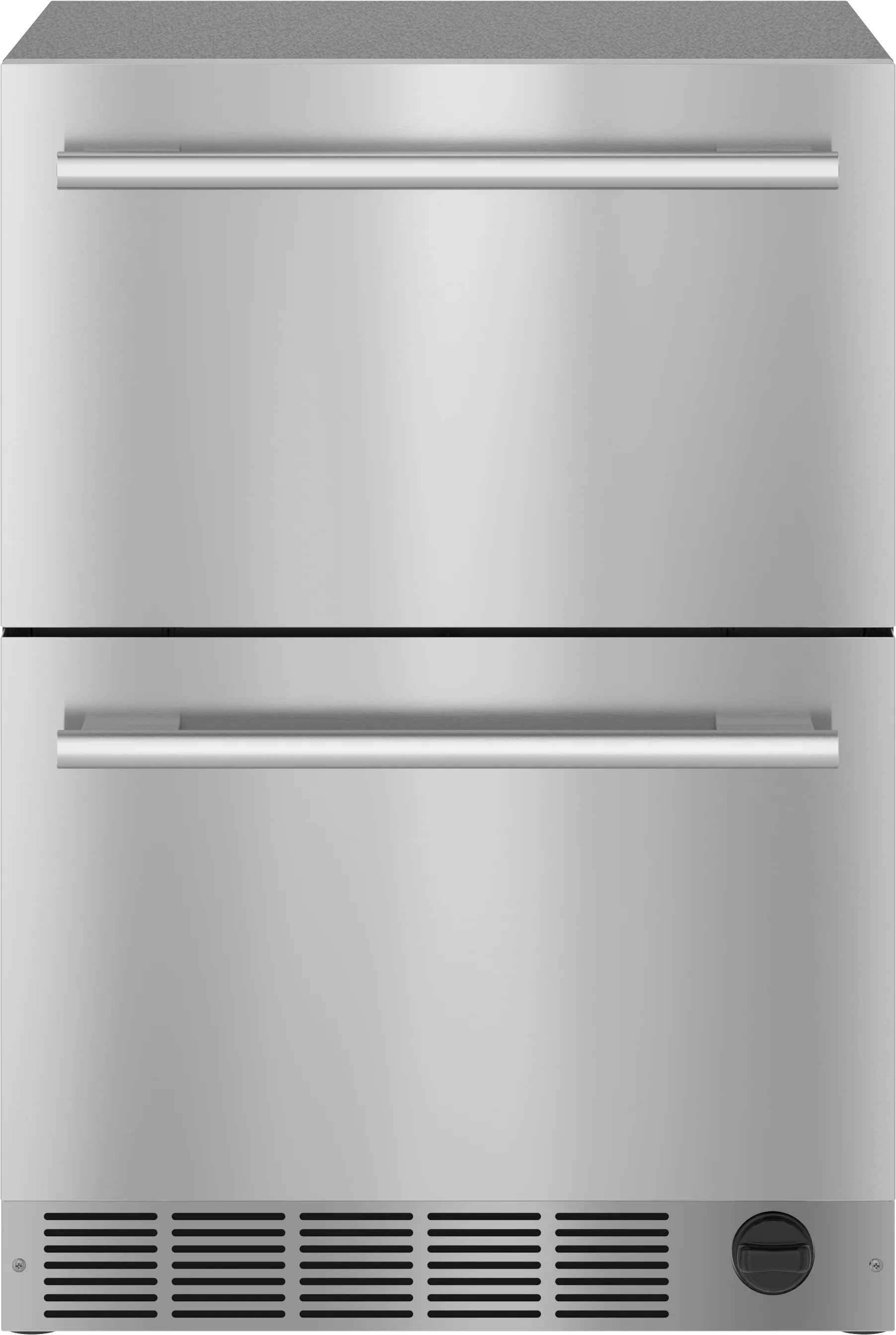 Practical dom® Under Counter Combo Drawer Refrigerator zer 24” Stainless Steel Excellent