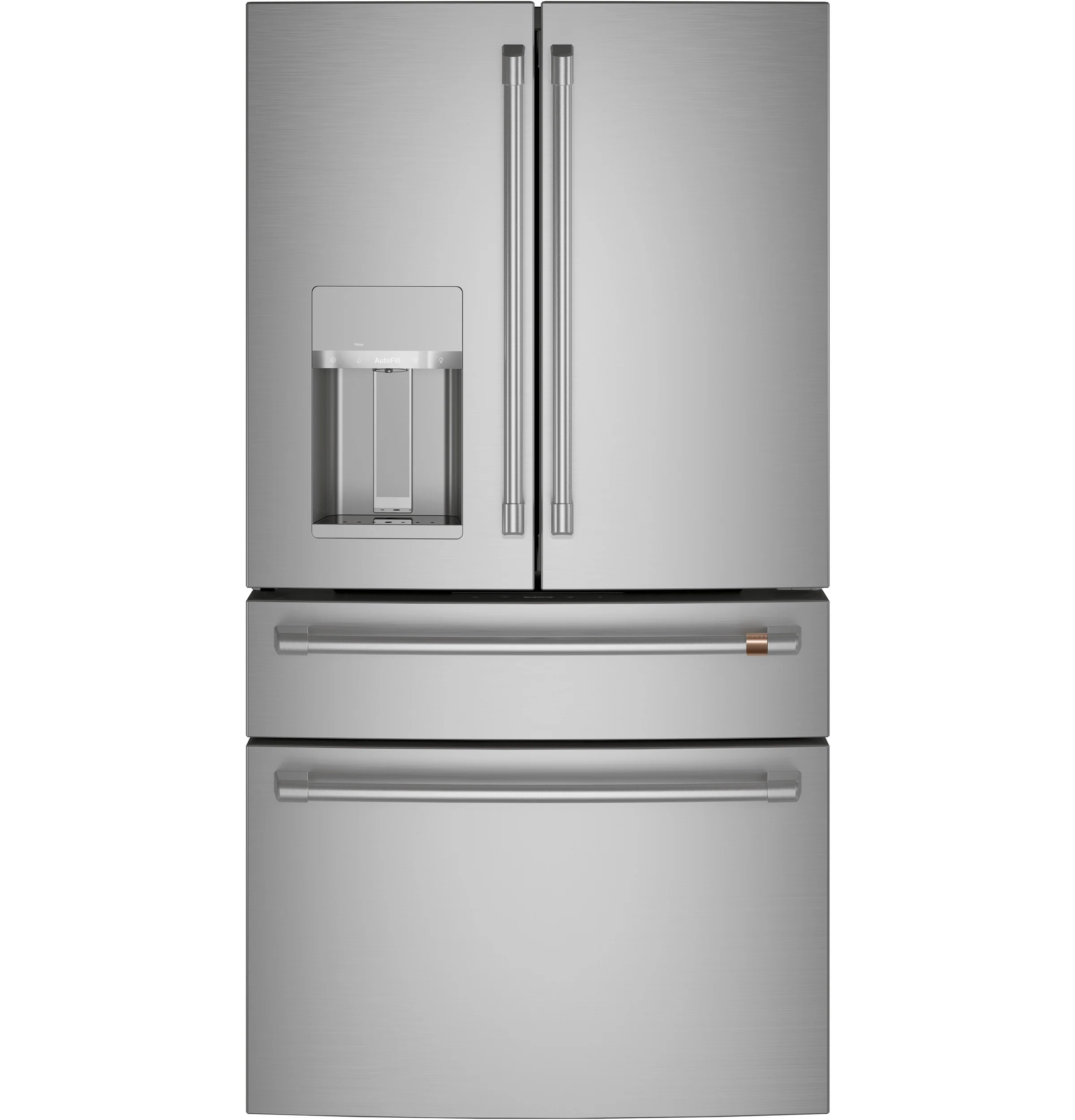 Excellent CAFÉ™ ENERGY STAR® 22.3 Cu. Ft. Smart Counter-Depth 4-Door French-Door Refrigerator Clean