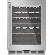 Enhanced CAFÉ™ 46-Bottle Dual Zone Wine Cooler Innovative