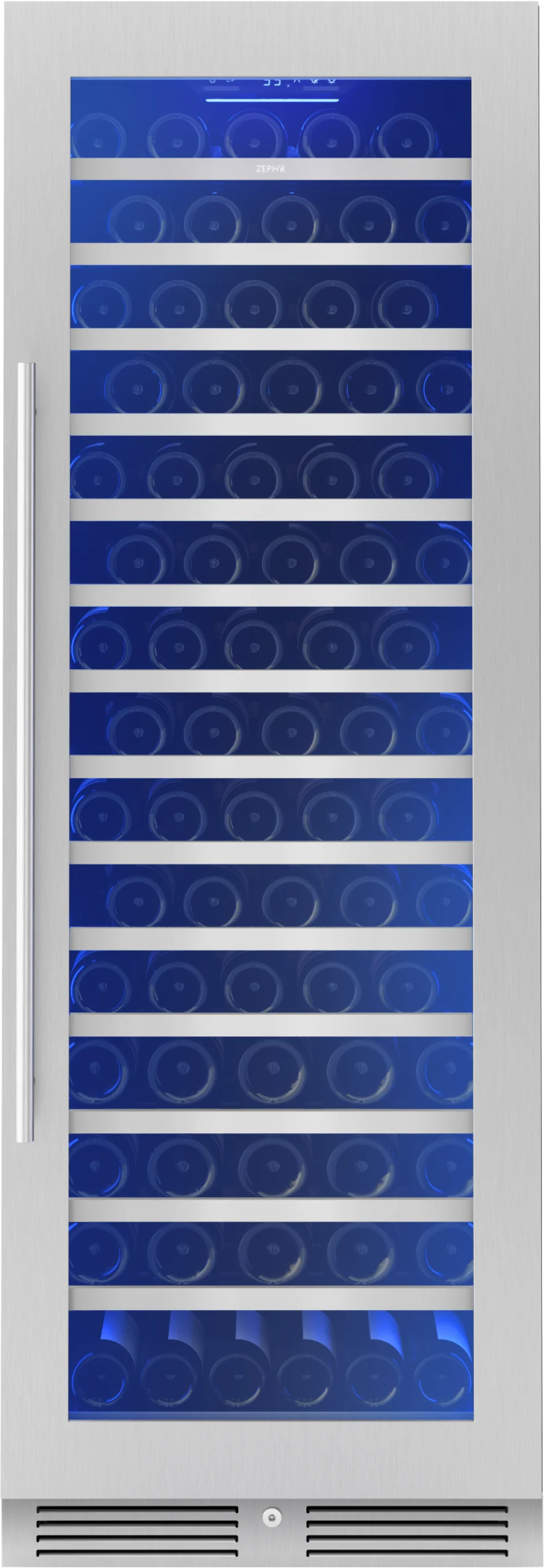 Advanced Presrv Wine Cooler 24in Full Size SS Glass Reversible Door 1 Zone Trusted