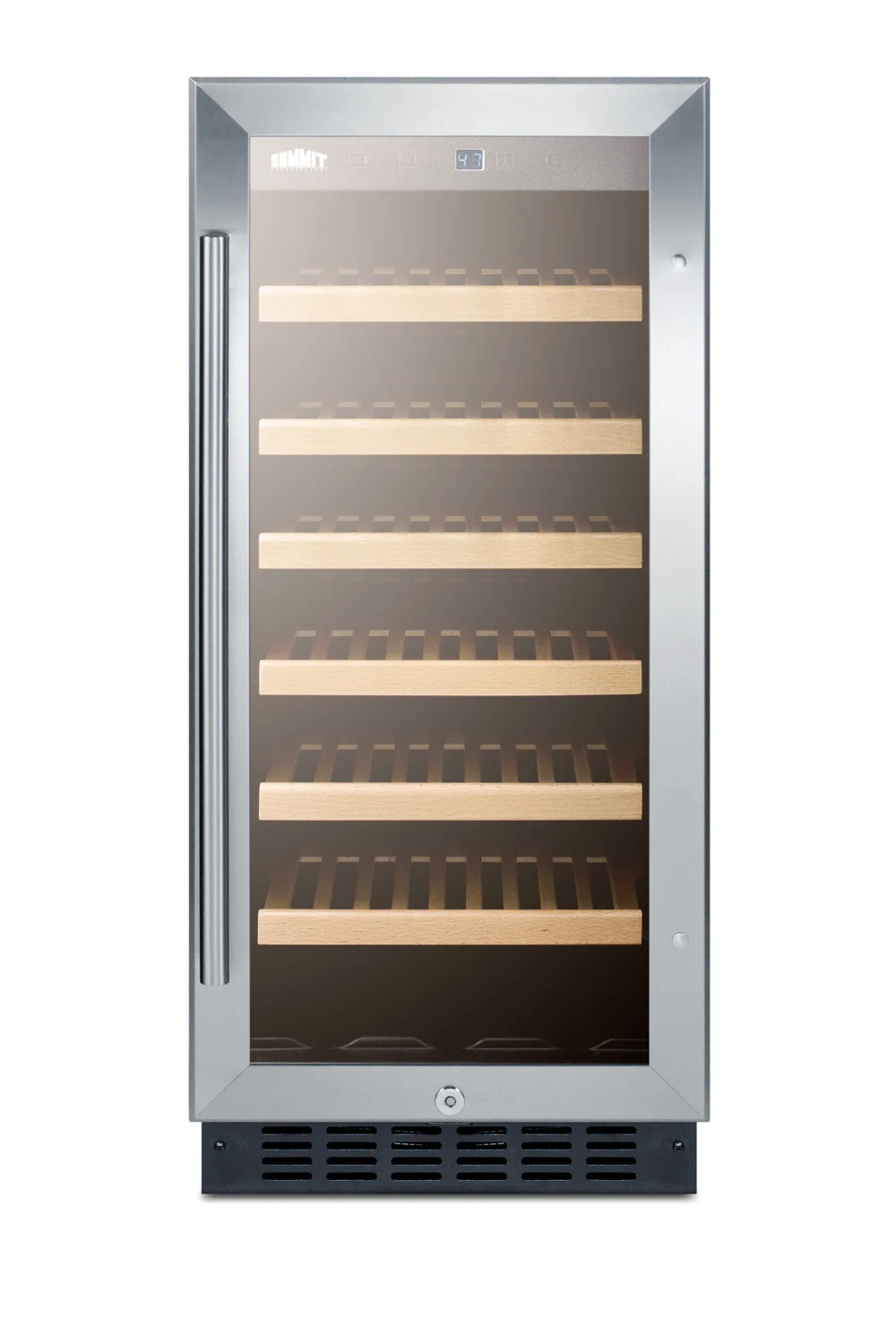 Carefully Designed 15 Wide Built-In Wine Cellar High-End