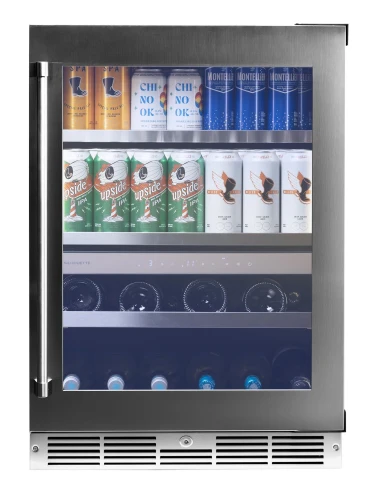 Green Silhouette Pro 24inch Under Counter Wine and Beverage Centre Breathable
