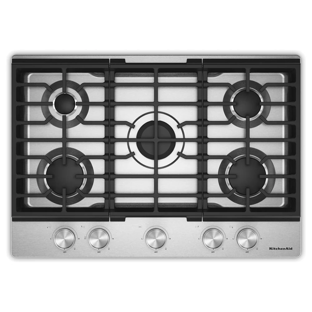 Reusable KitchenAid® 30 in. Gas Cooktop with 5 Versatile Burners Reliable