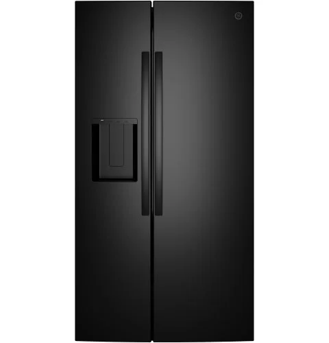 Genuine GE® 27.9 Cu. Ft. Side-By-Side Refrigerator with Extra Tall Dispenser and In-Door Icemaker Artisan