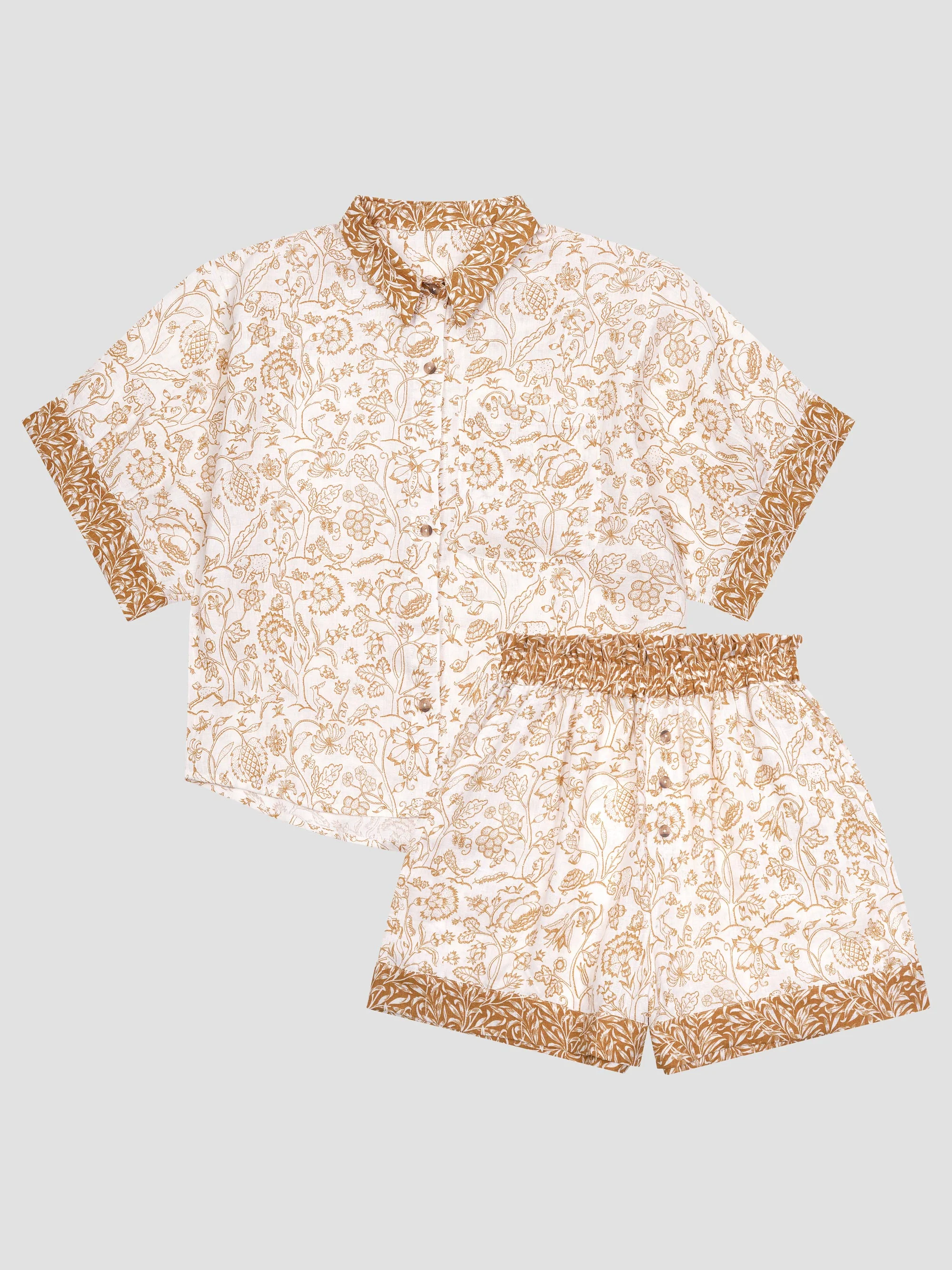 Selected Ernest White Middlemore Linen Women s Pyjama Shorts Set Quality