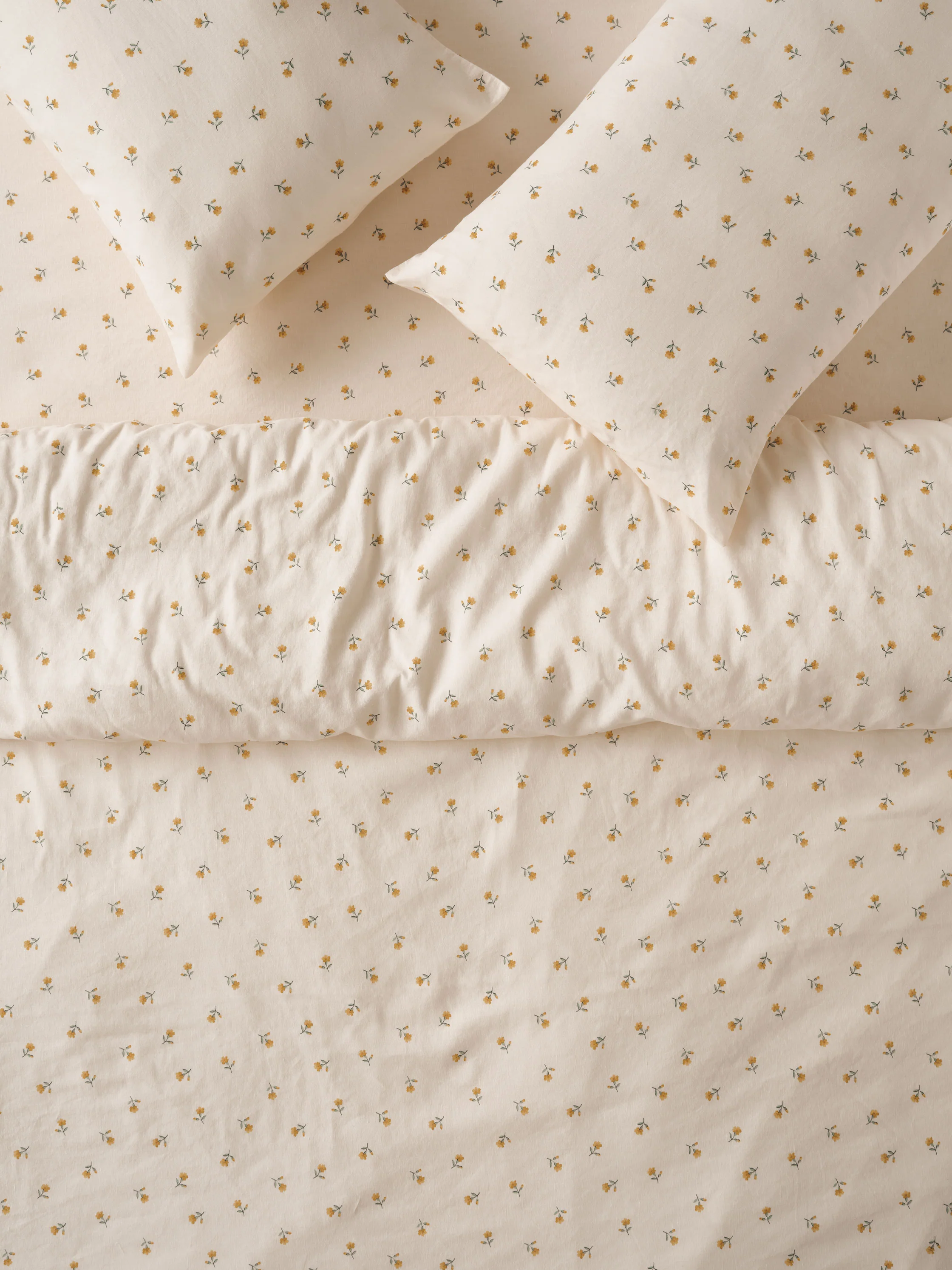 Responsible Honey Posy Bud Linen Blend Duvet Cover Powerful