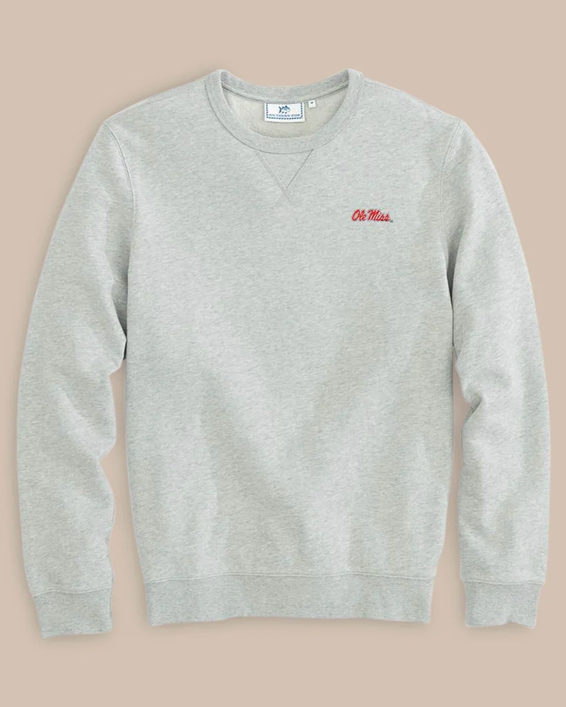 Soft Ole Miss Upper Deck Pullover Sweatshirt Casual