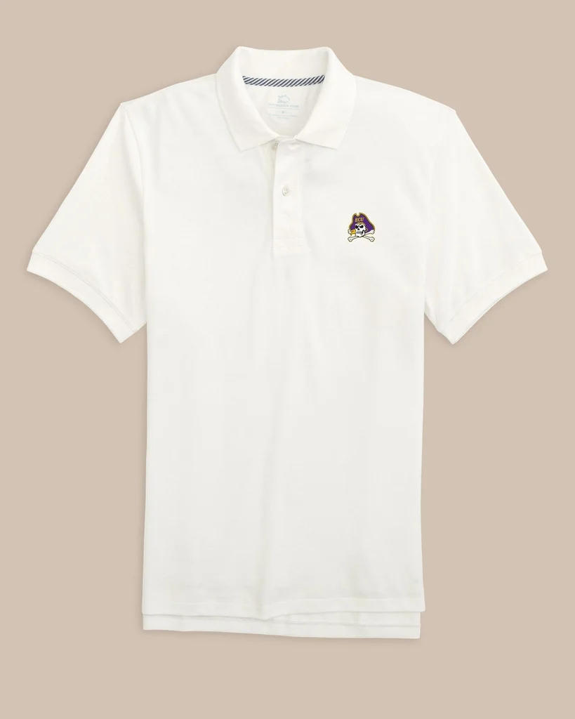 Expertly Made East Carolina Pirates Skipjack Polo Soft