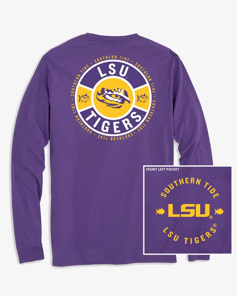 Verified LSU Tigers Ring Badge T-Shirt Trusted