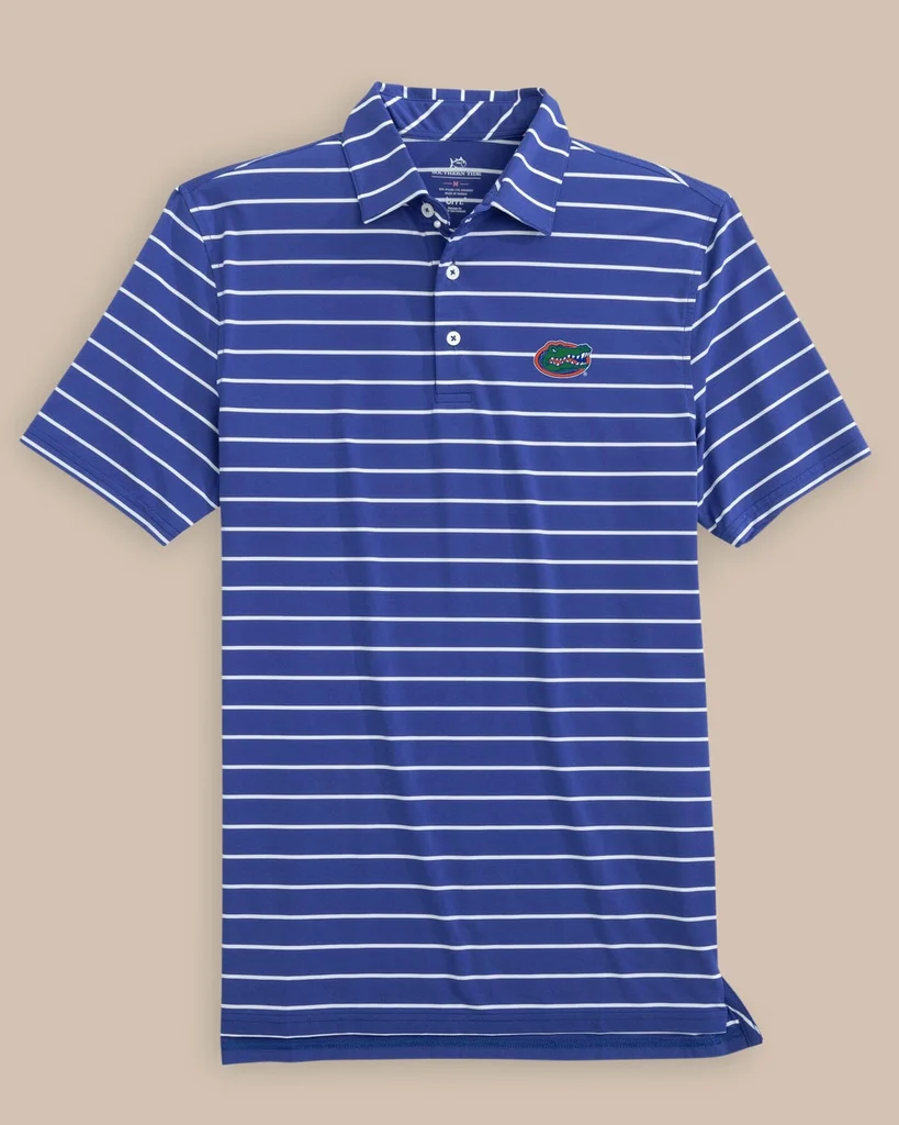High-Grade Florida Gators brrr°®-eeze Desmond Stripe Polo Pure