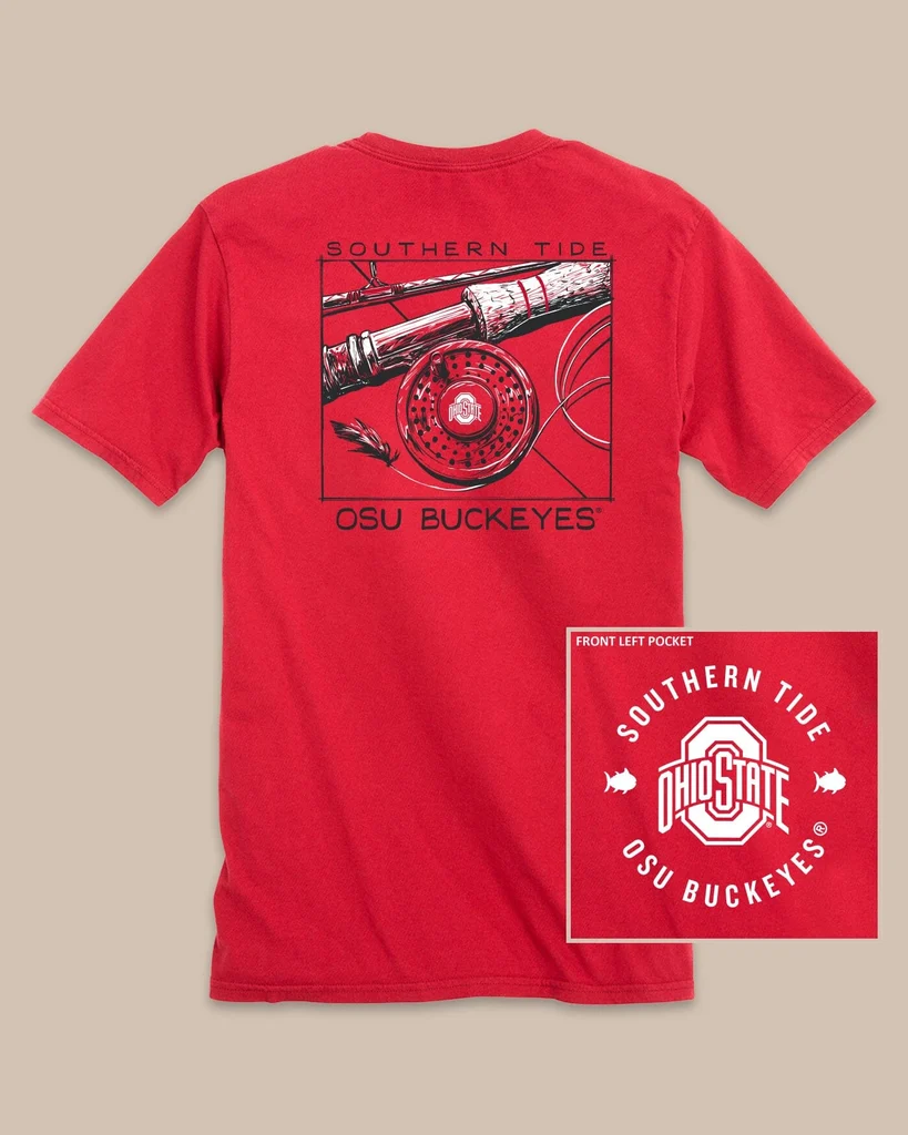 Innovative Ohio State Buckeyes Gameday Fly Reel T-Shirt User-Friendly