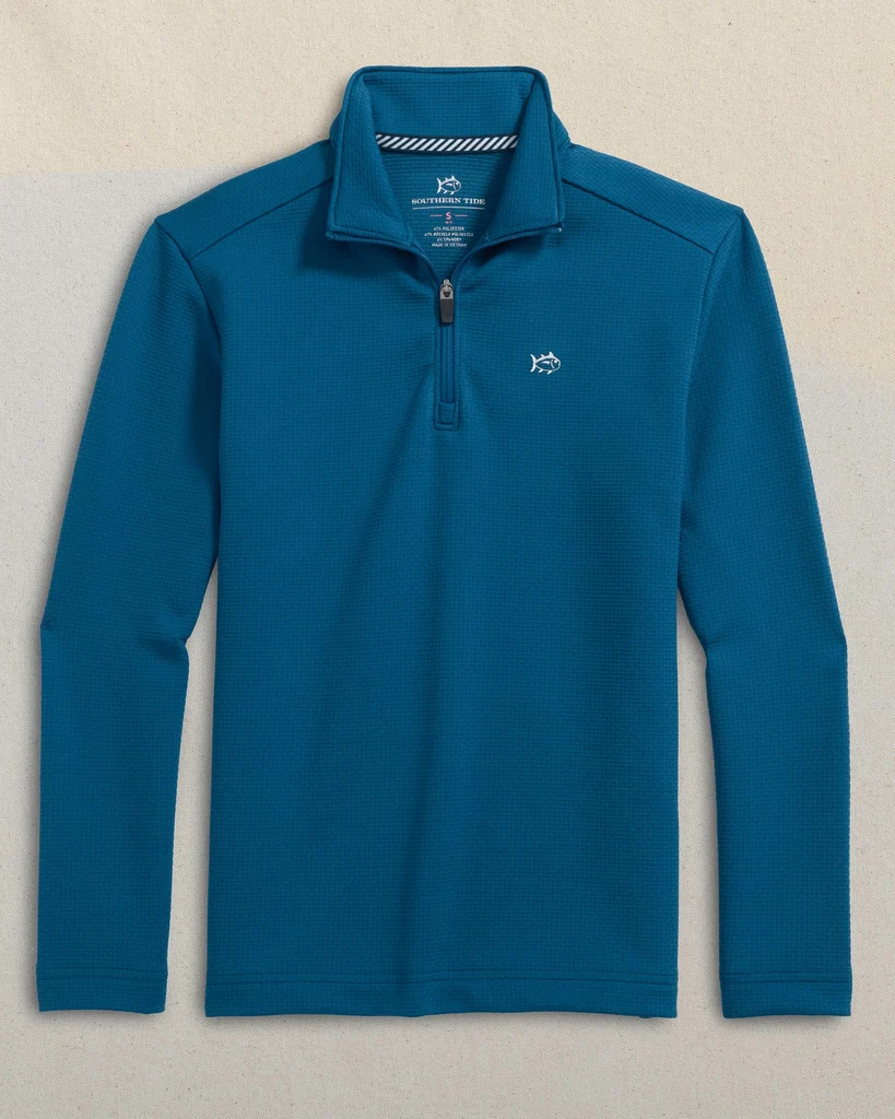 High-End Boys Schooner Quarter Zip Trendy