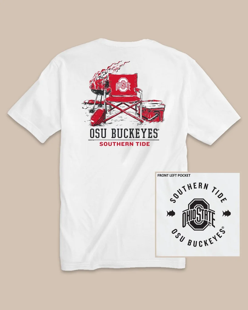 Certified Ohio State Buckeyes Gameday BBQ Tailgate T-Shirt Convenient