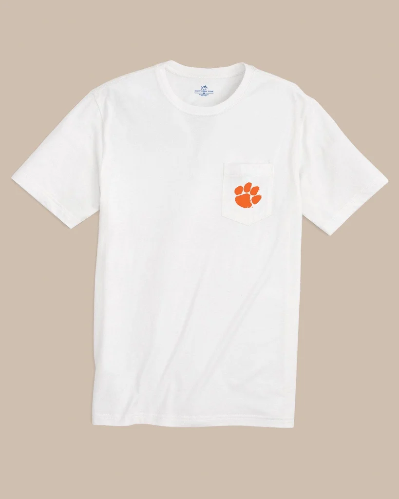 Sophisticated Clemson Tigers Gameday Embroidered Short Sleeve T-Shirt Healthy
