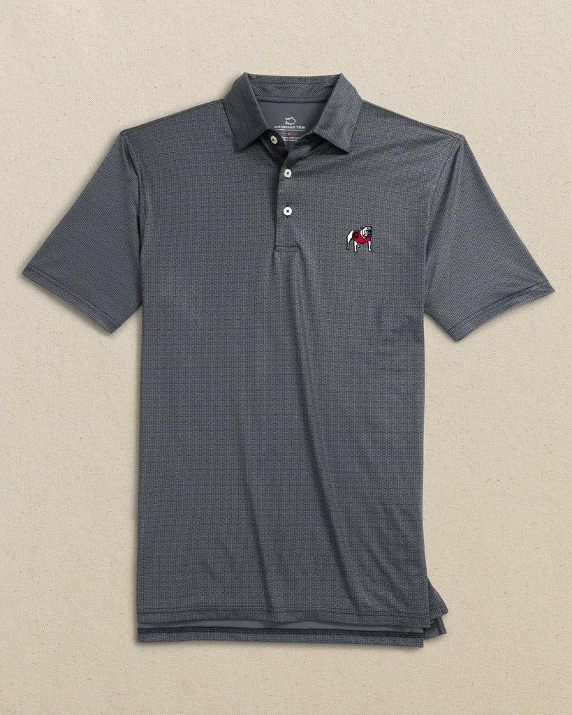 Original Georgia Bulldogs Driver ST Geo Printed Polo Soft