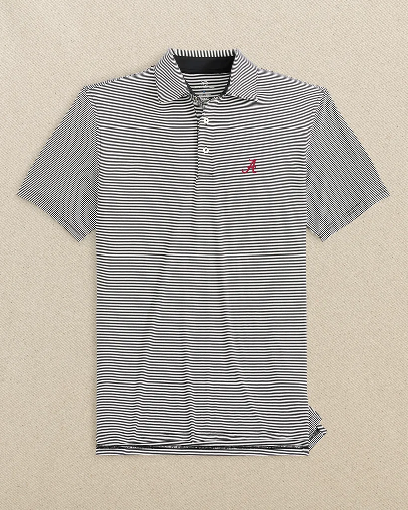 Easy-to-Use Alabama Crimson Tide brrr°®-eeze Meadowbrook Stripe Polo Elite