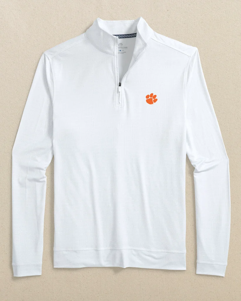 Detailed Clemson Tigers Cruiser ST Geo Printed Quarter Zip Easy-to-Use
