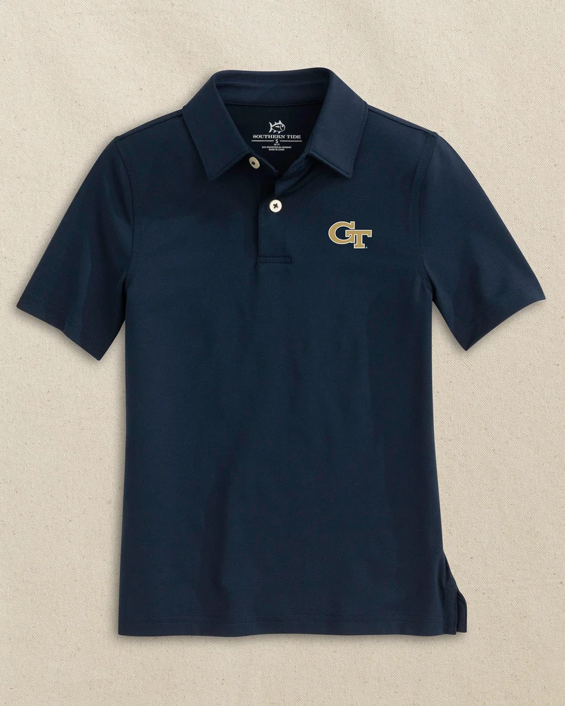 Artisan Georgia Tech Boys Driver Performance Polo Shirt Lightweight