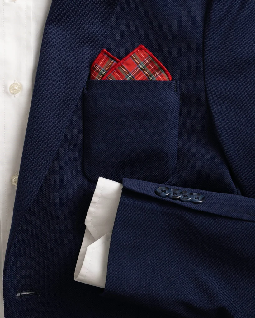 User-Friendly MacIntosh Tartan Pocket Square Selected