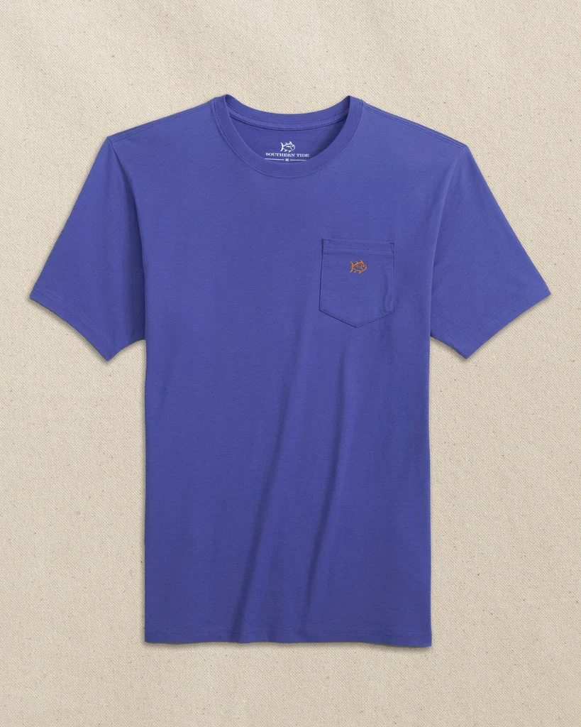 High-End Embroidered Skipjack Short Sleeve T-Shirt Original