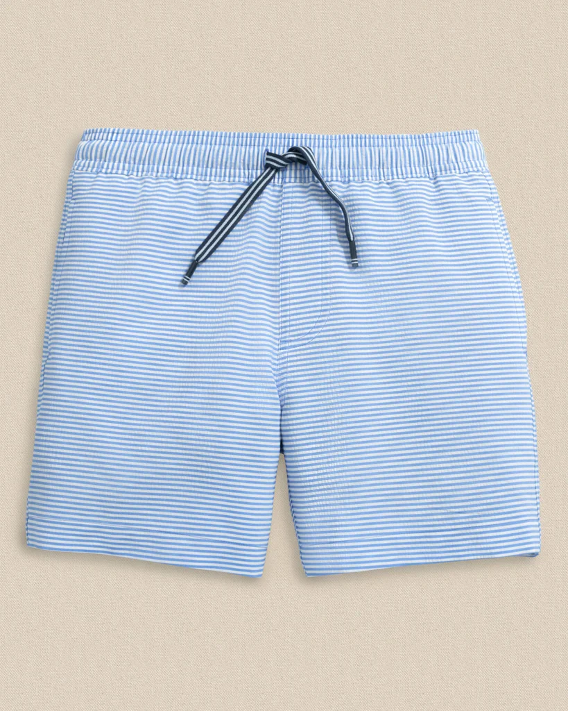 Reliable Boys Gulf Haven Seersucker Stripe Maritime Swim Trunk Exclusive