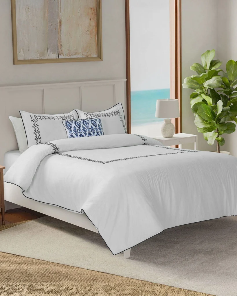 Solid Sag Harbor Comforter Set Organic