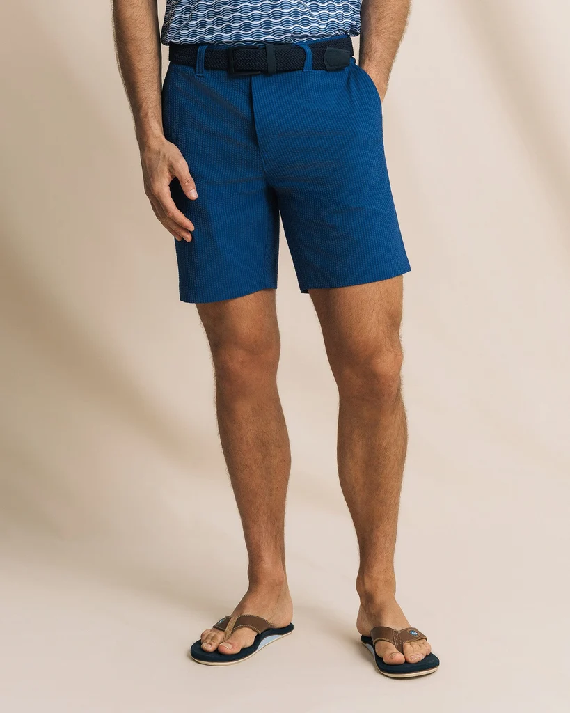 Unique Coral Vista Seersucker 8 Coastal Breeze® Performance Short Smooth