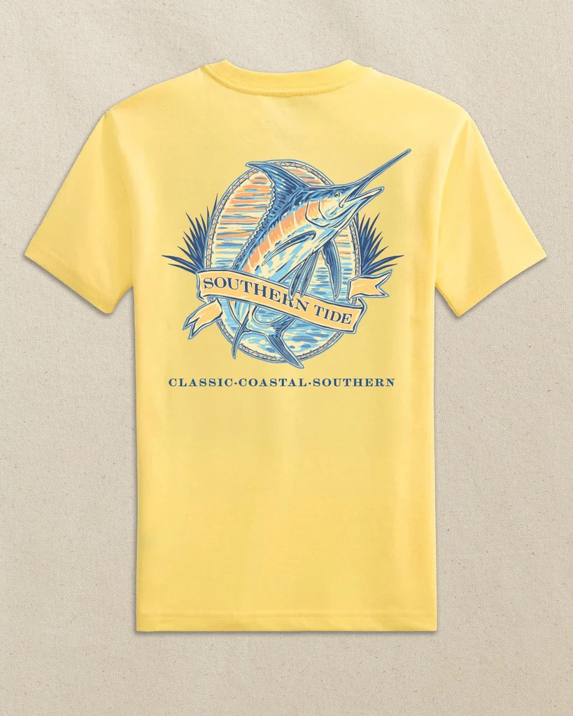 Original Design Kids Marlin Badge Short Sleeve T-Shirt Elegant