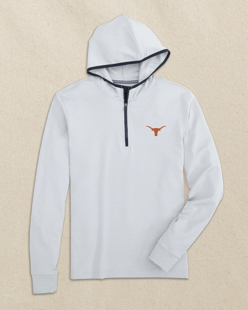 Elite Texas Longhorns Scuttle Quarter Zip Hoodie Modern