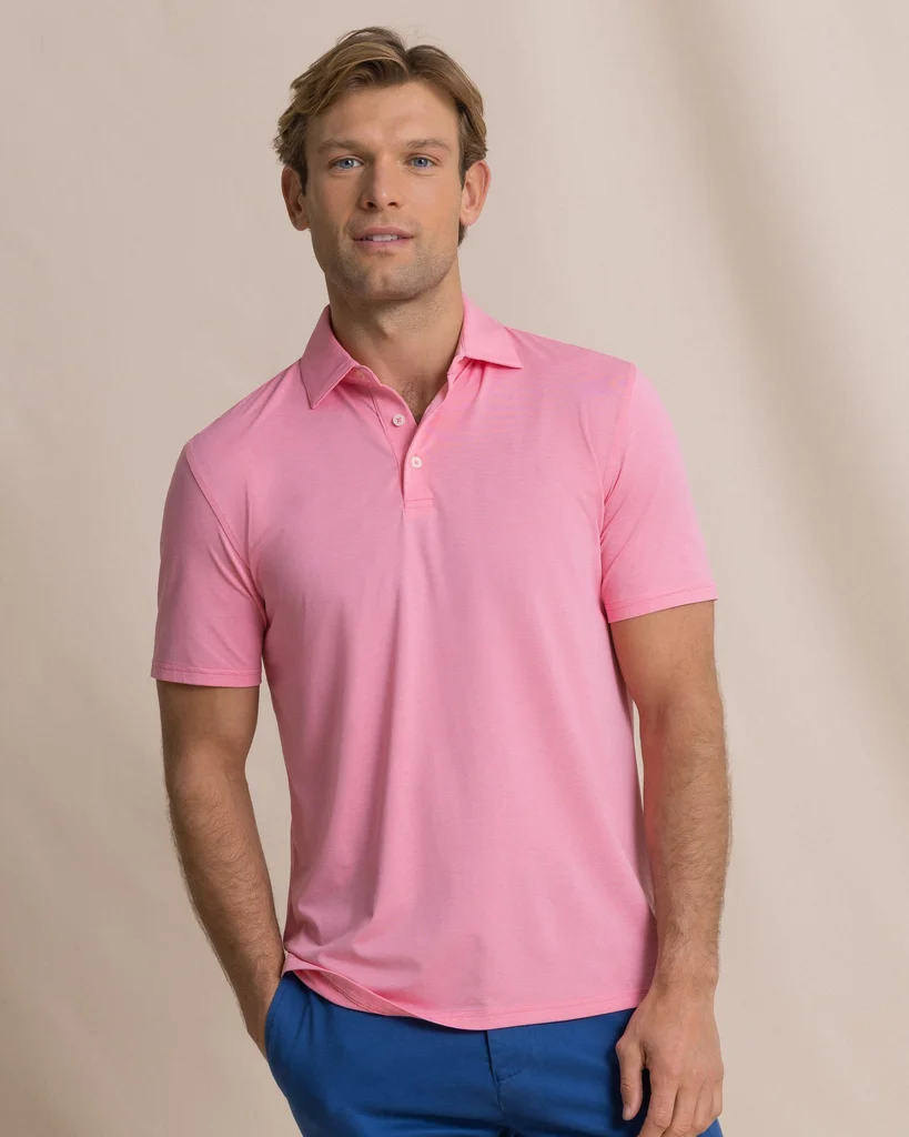 Long-Lasting Coastal Breeze® Heather Performance Polo Premium