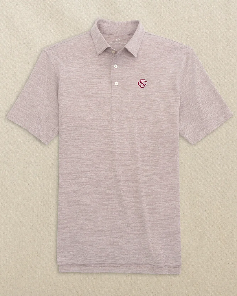 High-Performance USC Gamecocks Interlocking SC Driver Spacedye Polo Original