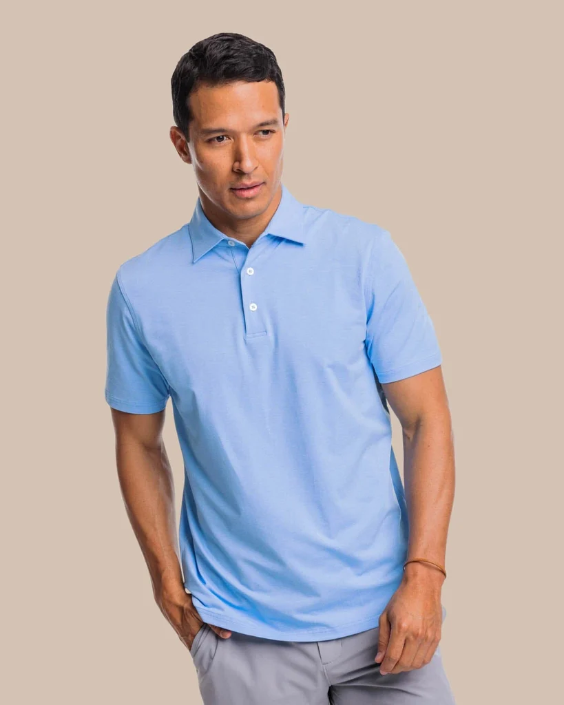 Authentic brrr°®-eeze Heather Performance Polo Shirt First-Class