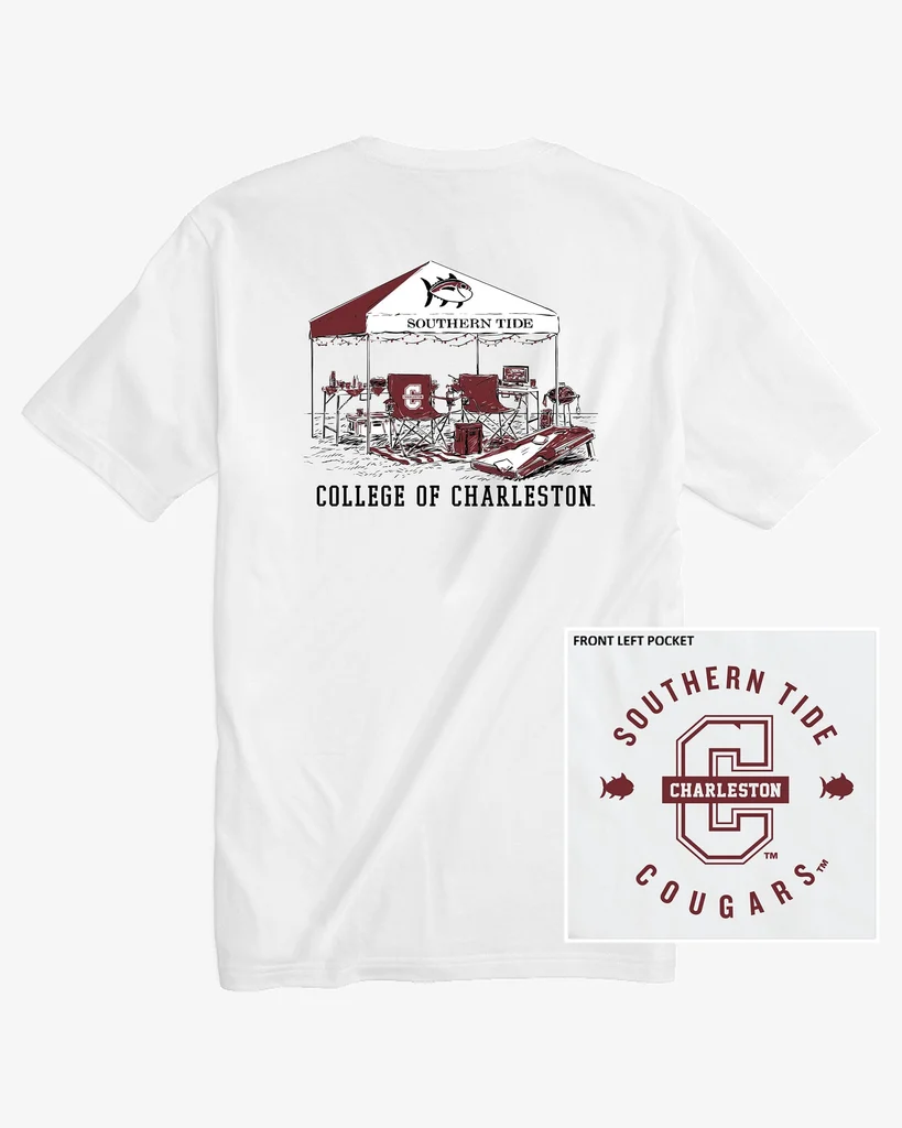 Lightweight College of Charleston Tailgate Time T-Shirt Original