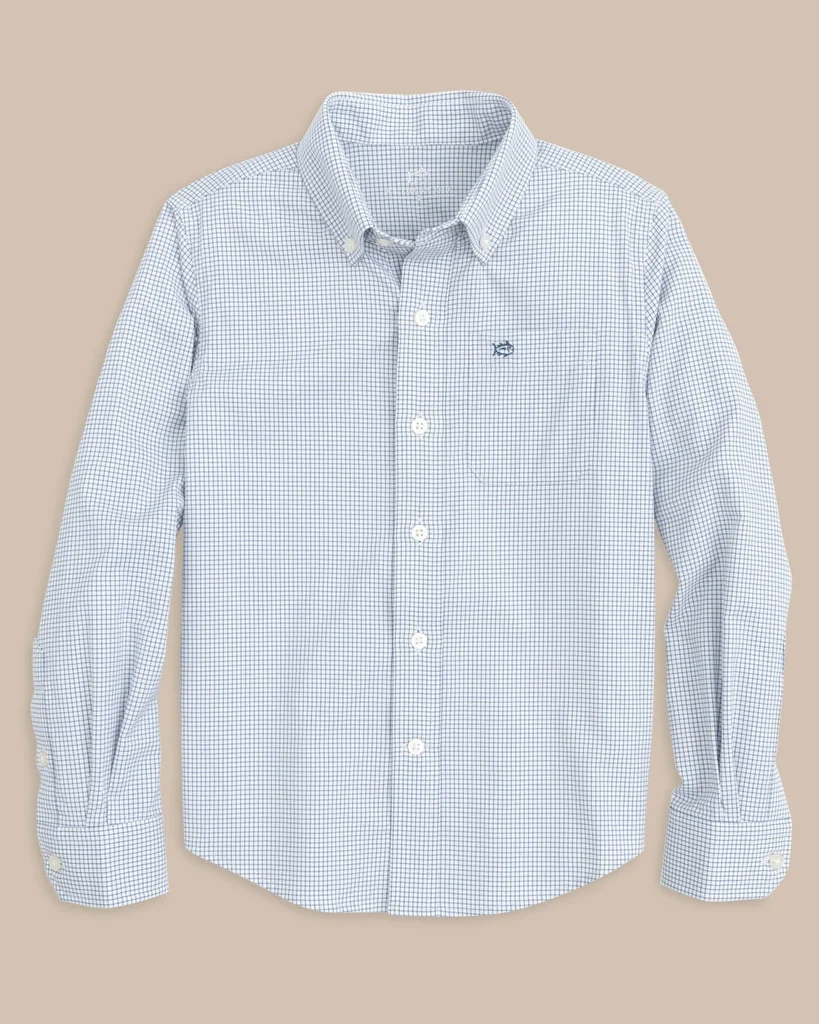 Original Boys Intercoastal Rosemont Tattersall Sport Shirt Elite