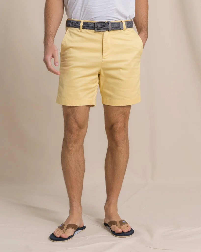 Crafted Channel Marker 7 Stretch Chino Short Premium Material
