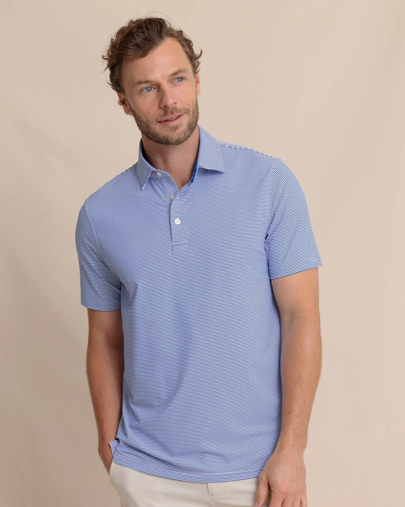 User-Friendly brrr°®-eeze Meadowbrook Stripe Polo Trusted