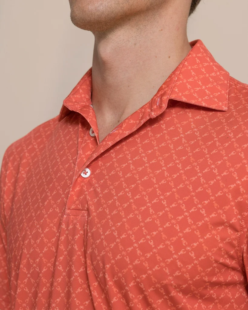 Quality Driver Lobster Printed Polo Fashionable